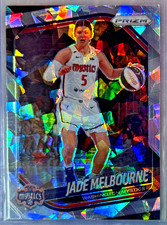 Jade Melbourne 2025 Panini Prizm WNBA Cracked Ice Prizm Card-#128 Mystics