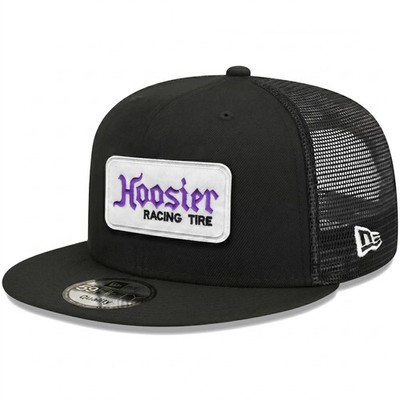 Hoosier Racing Tire Logo Patch Snapback Hat 59FIFTY Style Trucker Cap