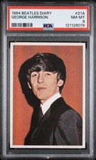 1964 Topps Beatles Diary George Harrison #21A – PSA 8 (NM-MT)