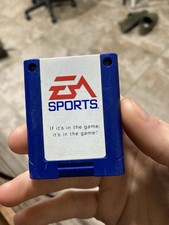 Nintendo 64 N64 EA Sports Blue Memory Card 8706