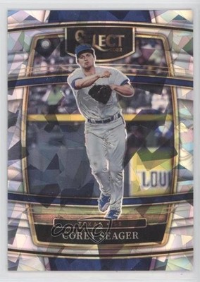 2022 Panini Select Concourse Cracked Ice Prizm 11/25 Corey Seager #41 0e8z