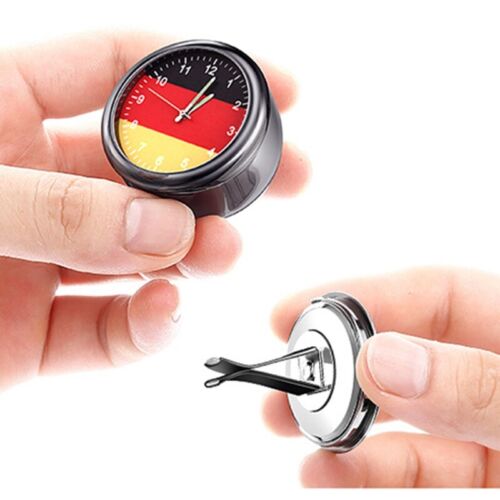 Universal Car Dashboard Clock Table Classic Small Round Analog Quartz Clock - Picture 13 of 17