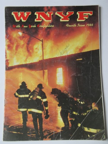 WNYF With New York Firefighters Magazine 4th Issue 1986 FDNY Radio Code Signals 