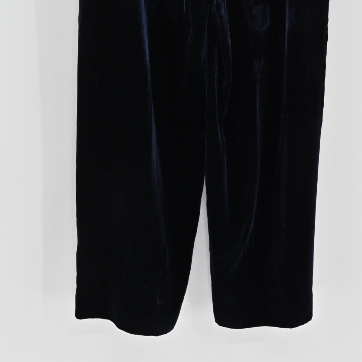Vtg ARMANI COLLEZIONI Pants Womens Size 6 Velvet Navy Blue