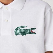 New Lacoste Men's Made in France Classic Fit Polo Shirt White PH2676-51 001 Sz M