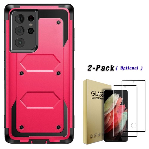 Für Samsung Galaxy S21/S21+/S21 Ultra 5G Robuste Handyhülle Cover +Hartglas - Bild 51 von 64