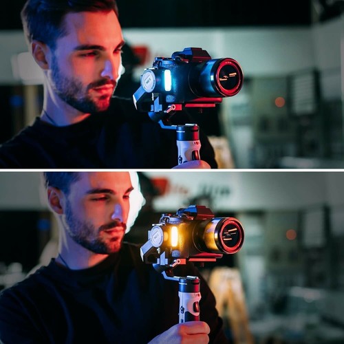 NEW ZHIYUN CRANE M2S 3-Axis Gimbal Stabilizer with LED Fill Light for Smartphone - Picture 9 of 11