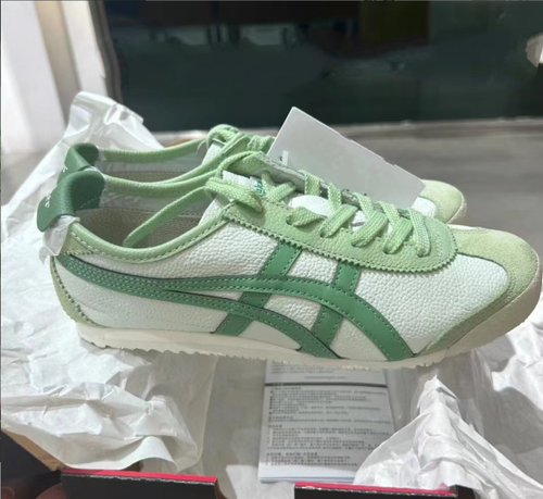 999NUEVO Zapatillas Onitsuka Tiger MEXICO 66 Blanco/Verde Clásico Unisex Zapatos (NUEVO) - Imagen 10 de 15
