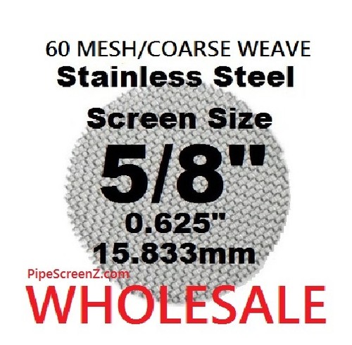 2 X 1000 Count = 2,000 5/8"(.625") Stainless Steel PIPESCREENZ™ Pipe Screens USA - Picture 2 of 3