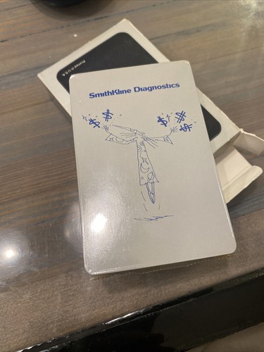 Incredibly rare sealed SmithKline Diagnostics pharma/drug rep playing cards NEW - Picture 5 of 8