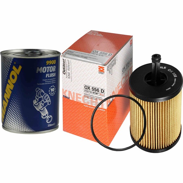 Original Mahle / Knecht ÖLfilter OX 556D + SCT Motor Flush MotorspüLung-image