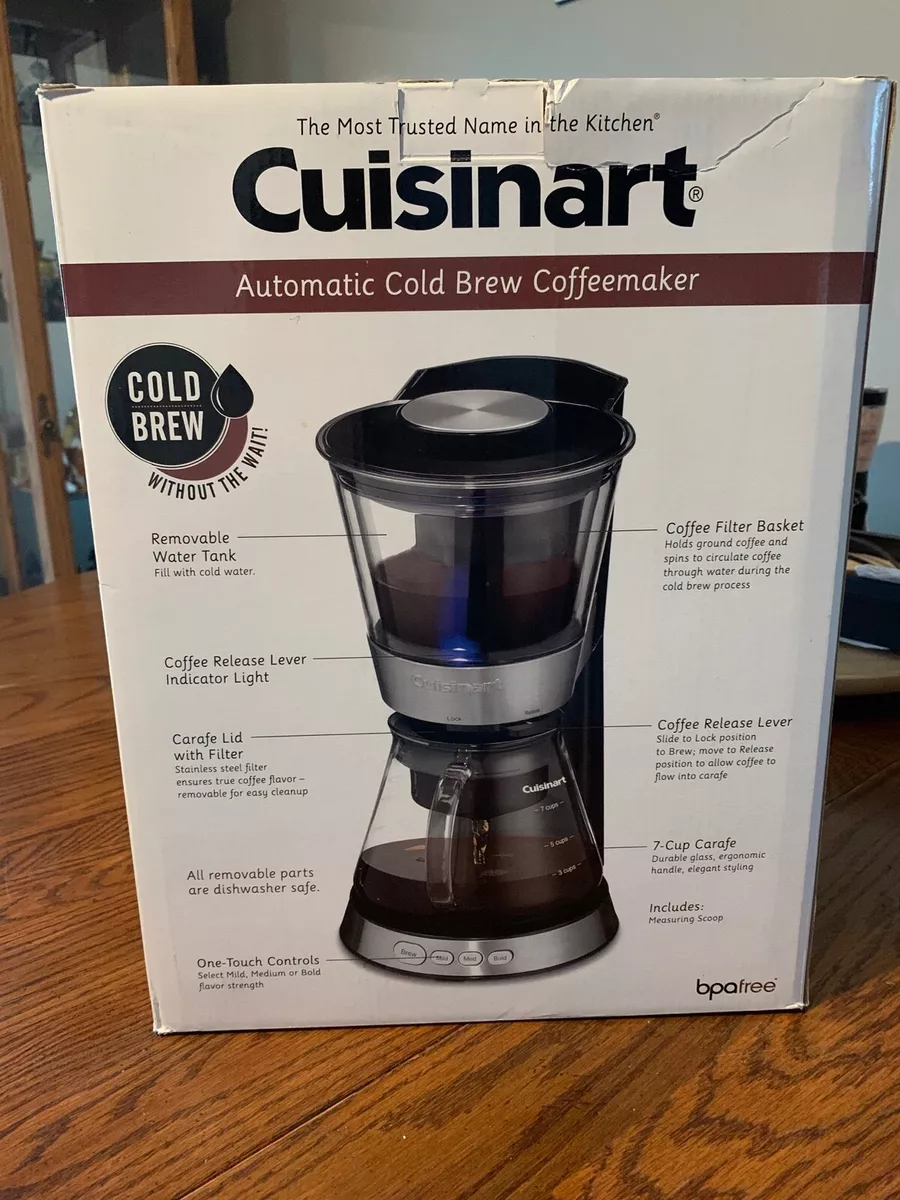 Cuisinart 7-Cup Stainless Steel Residential Cold Brew Coffee Maker at