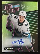 2023-24 UD Synergy Danil Gushchin Light Up The Night Auto 75/99 Stars LN-DG