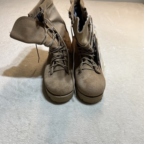 Belleville Temperate Weather Army Combat Boots Gore-Tex Desert Tan Men’s 4.5W - Picture 3 of 12