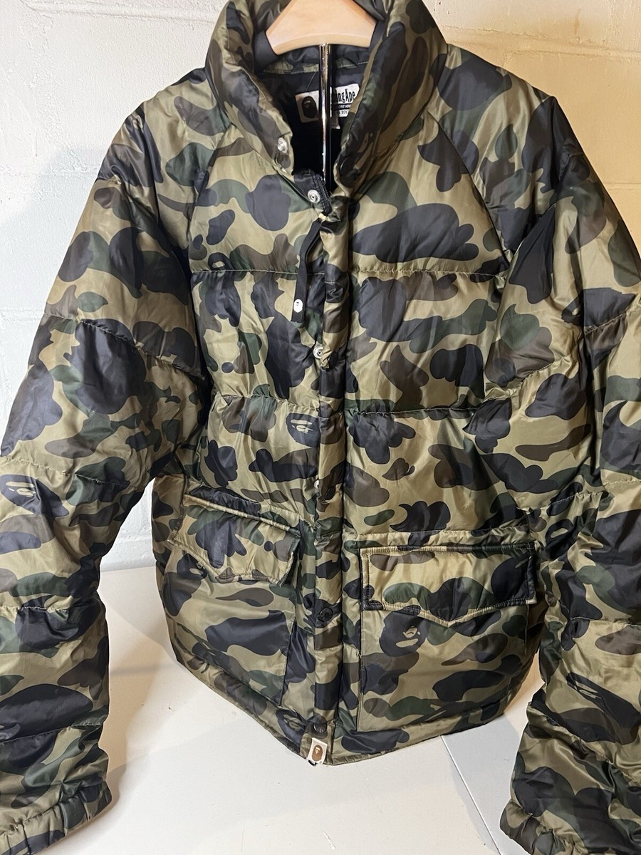 BAPE 1st camo green down jacket A Bathing Ape Size Xl | eBay BAPE 1st camo green down jacket A Bathing Ape Size Xl | eBay
