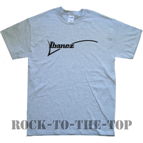IBANEZ NUEVA CAMISETA Tallas S M L XL XXL Negro Blanco Gris Marrón - Imagen 3 de 6
