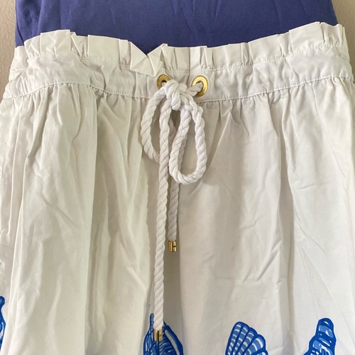 Lilly Pulitzer Cotton Jersey Sea Shell Nautical Rope Tank Skirt Dress Size XS - Picture 5 of 9