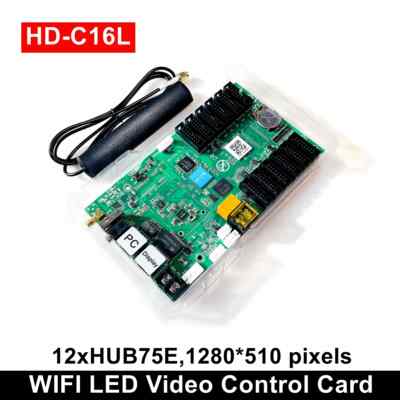 Huidu HD-C16L WIFI Asynchronous Controller LED Video Display Card