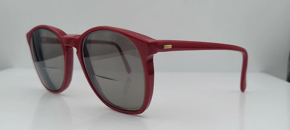 Gafas de sol ovaladas vintage borgoña SOLO MARCOS Foto 2 de 4