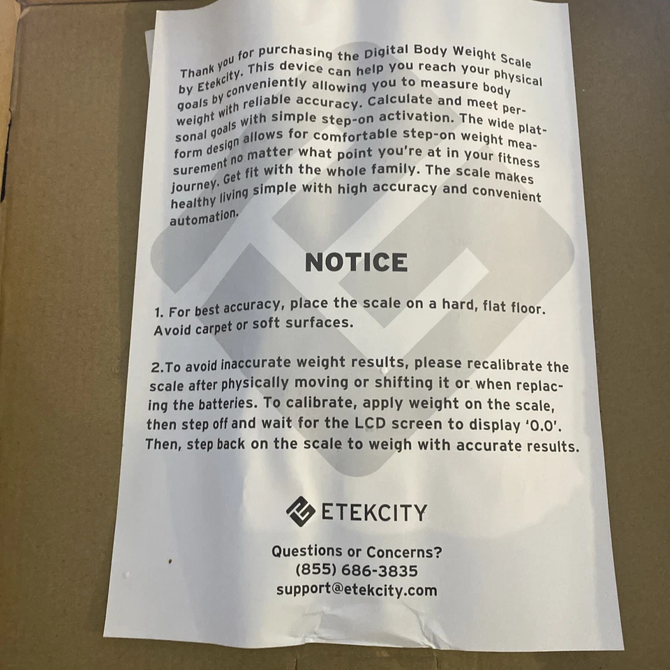 Báscula de peso corporal digital Etekcity Foto 3 de 4