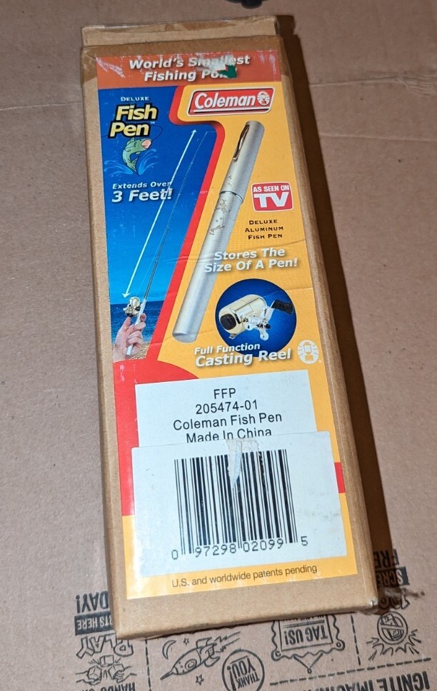 Coleman Deluxe Fish Pen, Extends 3 Feet, Travel Fishing Pole