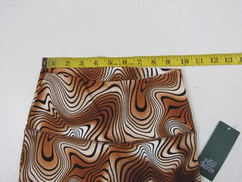 Wild Fable Women's Size XS/XXS Brown Groovy Swirl High-Waisted Flare Leggings - Picture 10 of 37