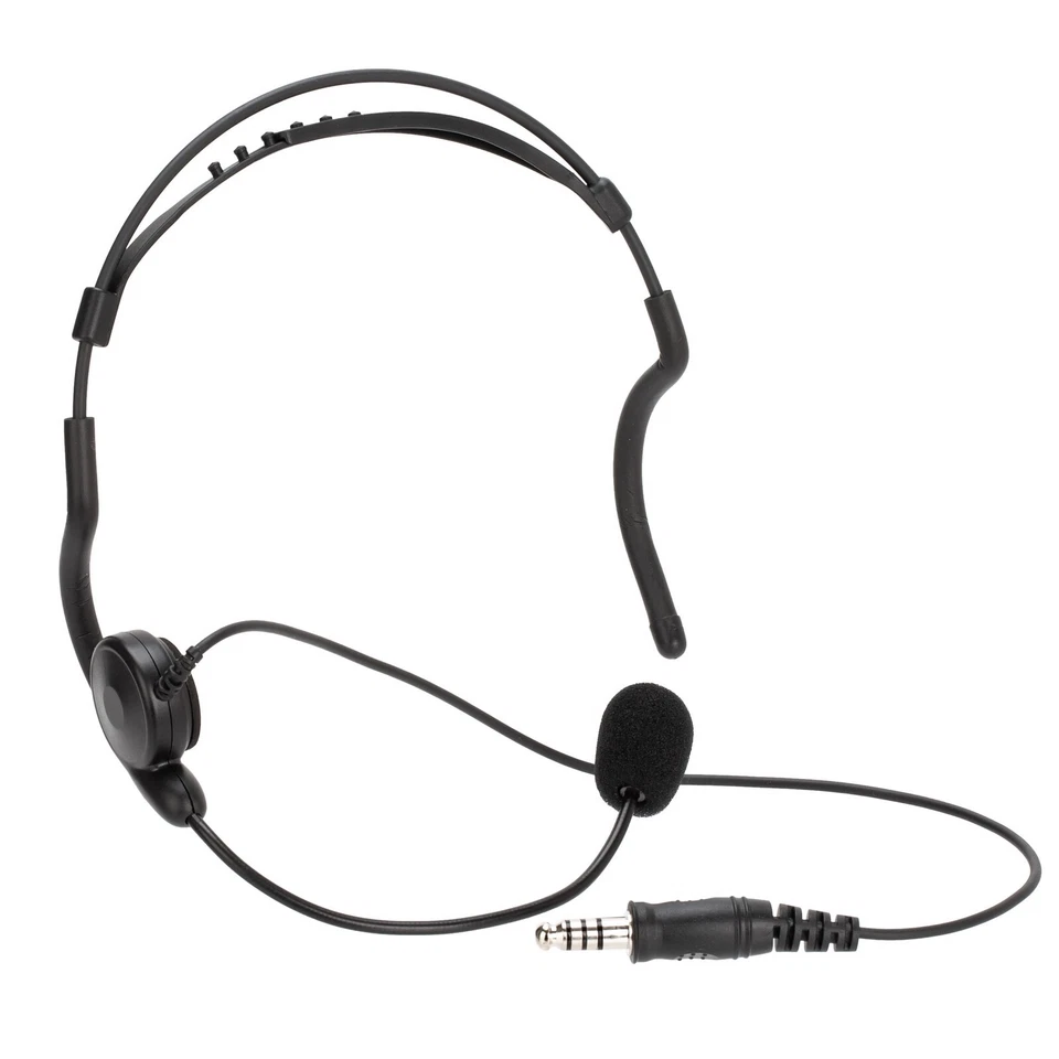 U94 PTT Radio Headset Earpiece For Yaesu Vertex VX-6R VX-7R FT-270R - Image 2 of 4