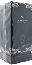 MIND GAMES DOUBLE ATTACK EXTRAIT DE PARFUM SPRAY UNISEX 3.4 Oz / 100 ml NEW!!!