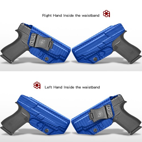 Amberide IWB / OWB KYDEX Holster Fit : Compatib & Glock 48 MOS Inside Waistband - Picture 64 of 80