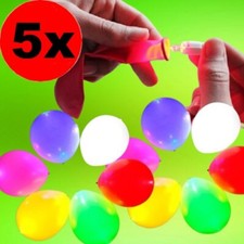 5x  Ballonleuchten Ballon Lichter Lampe Luftballon Leuchte LED inkl. Batterien