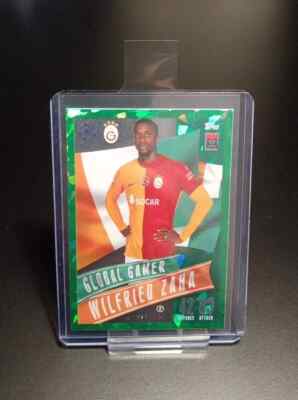 #216 WILFRIED ZAHA - GLOBAL - EMERALD PARALLEL - TOPPS MATCH ATTAX EXTRA 23/24