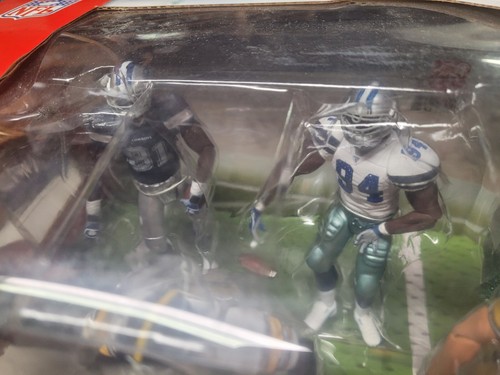 RARE 4pc box set Roethlisberger,Ward,oWENS,Ware Re-Play figure Steelers/Cowboys - Picture 3 of 6