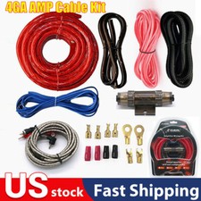 2300W 4 Gauge Car Amplifier Wiring Kit Audio Subwoofer AMP RCA Power Cable Wire