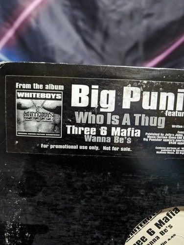 Wanna Be’s Three 6 Mafia Who Is A Thug Big Punisher Single Vinyl Whiteboys Movie - Bild 3 von 7