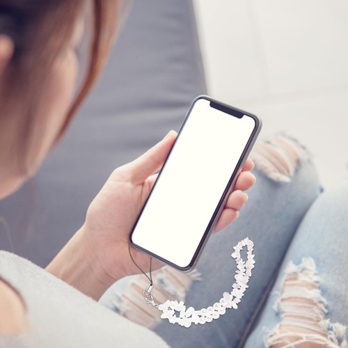 Cordino Con Perline Cellulare Catena Sospesa Anti-smarrimento Del Telefono - Zdjęcie 5 z 12