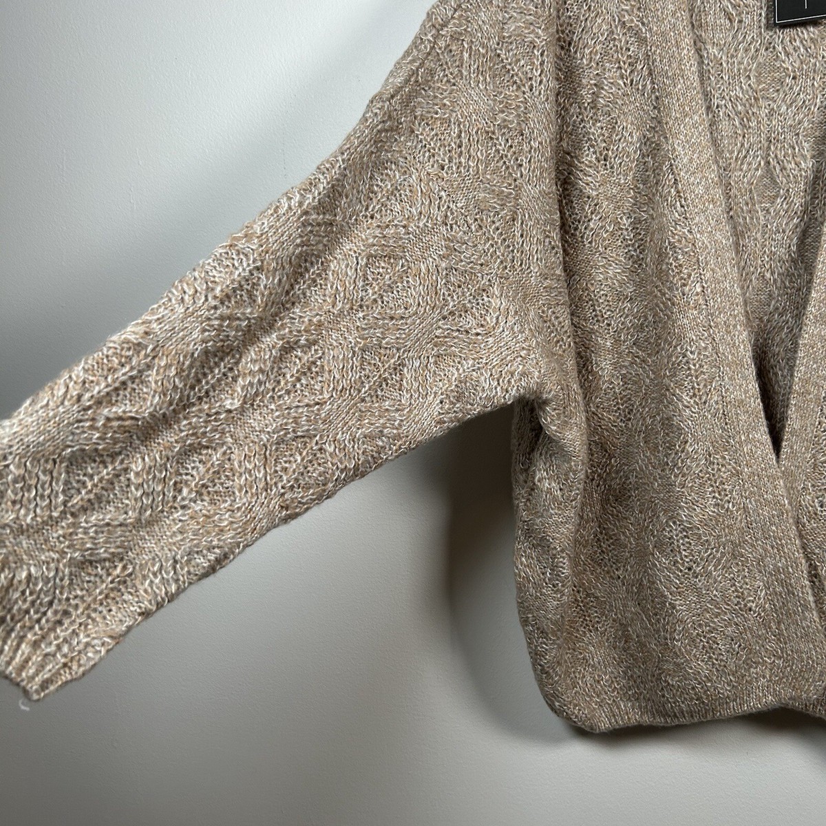 NWT Moon & Madison Open Front Cardigan Long Sleeve Tan