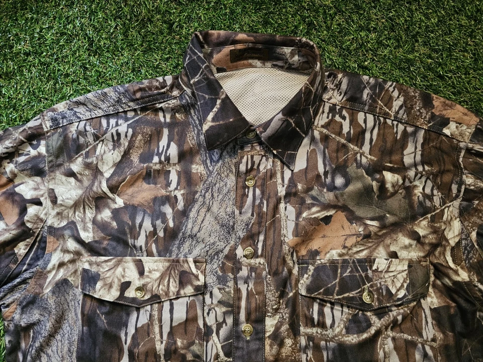 Browning Super Naturals Mens Vented Camo Shirt Large - Runs Big - Image 3 of 4