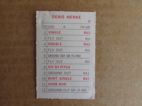 1969 MILTON BRADLEY BASEBALL GAME CARDS M-TEAM COMPLETE YOUR SET U-PICK CHOOSE - Picture 54 of 283