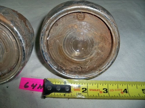 2 VINTAGE 1961 DODGE BACK UP LIGHTS CHROME AND LENS 2094606 20940607 DODCM HL - Picture 2 of 9