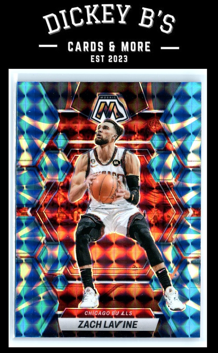 置物 levain 2022-23 Panini Mosaic Zach LaVine Reactive Blue Mosaic