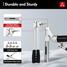 Für REHAU Hydraulische Aluminum SchiebehüLsenwerkzeug Presszange Rohrschneider