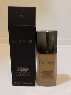 NIB Laura Mercier CHAI Candleglow Soft Luminous Foundation 1 oz. / 30 ml