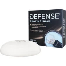 Defense Soap 3.5 oz. Sandalwood Premium Shaving Bar Soap