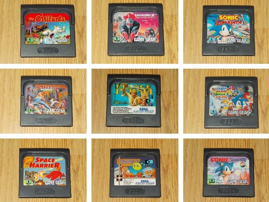SEGA GAME GEAR - JEUX EUROPÉENS - CARTOUCHE SEULE - OZ
