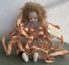 BAMBOLA IN PORCELLANA CAPODIMONTE VINTAGE CON GARANZIA