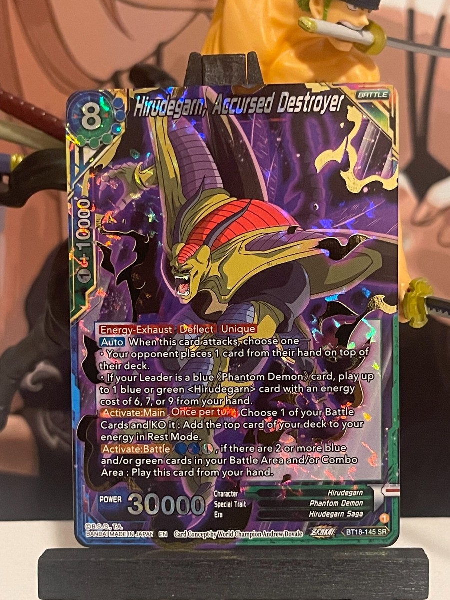 Dragon Ball Super CG Hirudegarn Accursed Destroyer BT18-145 Z