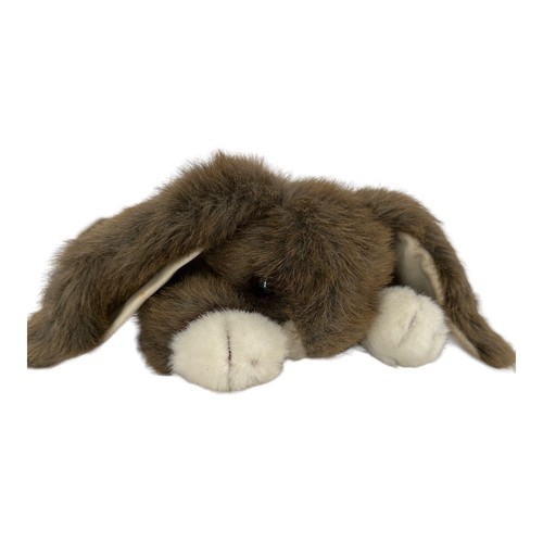 Vintage 1987 TY Large Sable & White Floppy Bunny ROSIE Plush Stuffed Rabbit 16” - Picture 2 of 13