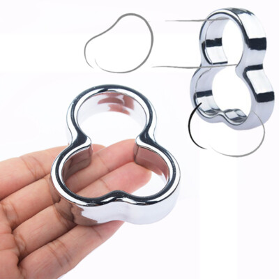 Stainless Steel Ball Stretcher Scrotum Pendant Testis Weight Restraint Enhancer | eBay