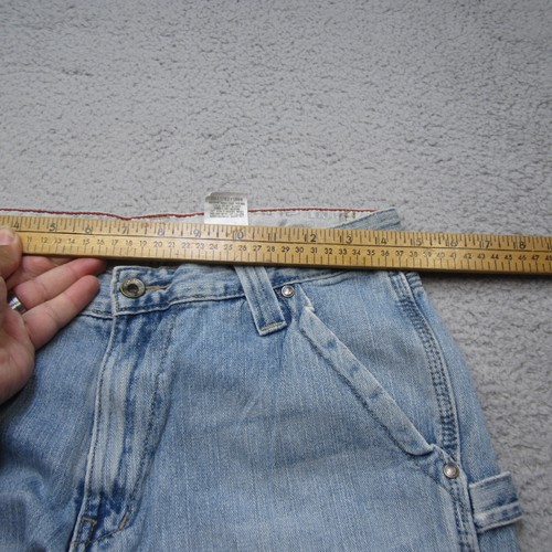 Vintage Levis Jeans Boys 18 Blue Faded Carpenter Baggy Loose Skate Denim Y2K - Picture 3 of 14