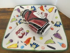 VTG Golf Themed Chip and Dip Serving Tray by World Bazaars 